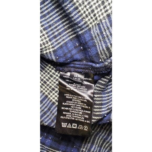 We The Free Wms Sz XL Boho Cowgirl Peasant Indie Grunge Crop Plaid Flannel C23 - Picture 6 of 9